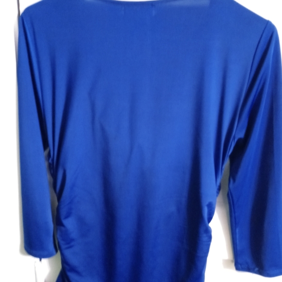Blue Blouse by Carmen Marc Valvo - Picture 5 of 5